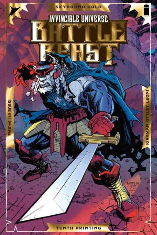 Invincible Universe Battle Beast #1 10th Printing - Main - Ryan Ottley, Annalisa Leoni cover art
