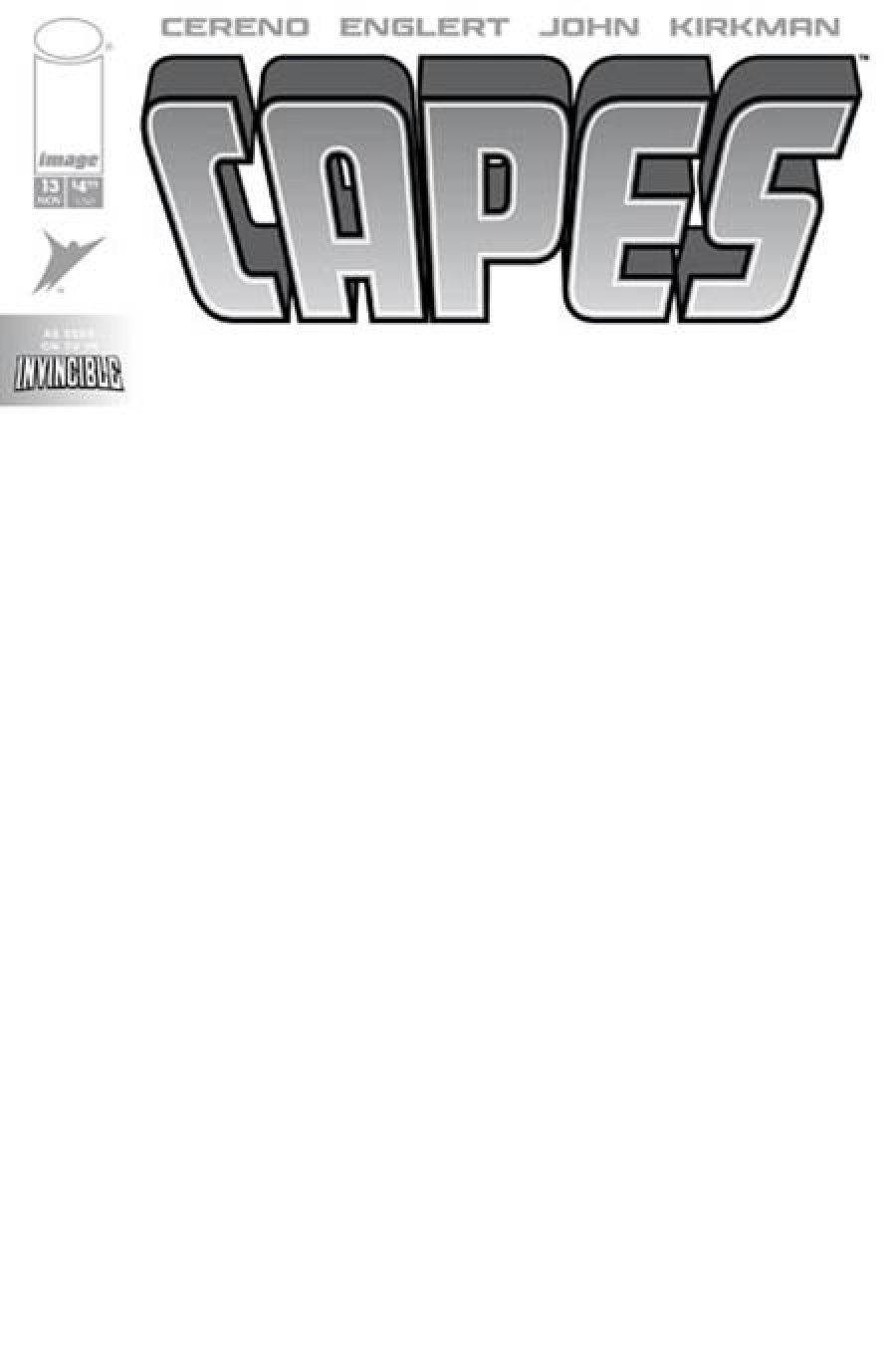 Invincible Universe Capes #13 - Cvr F Blank Sketch Var cover art