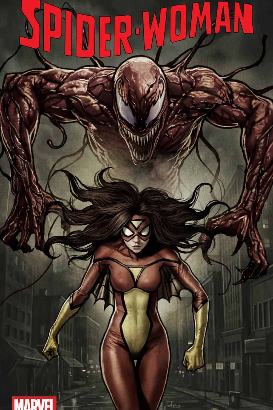SPIDER-WOMAN #1 - Stonehouse Noir cover art