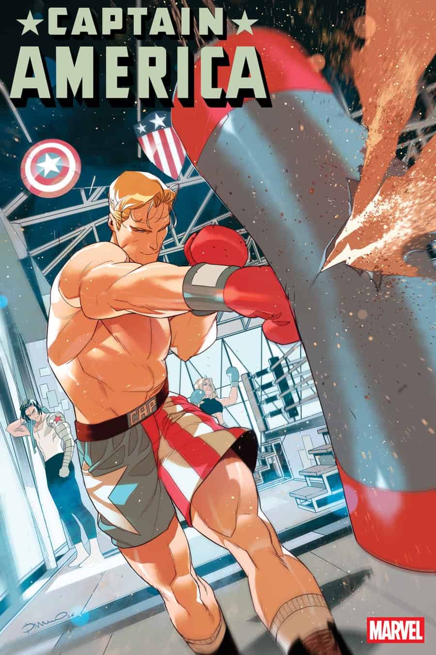 CAPTAIN AMERICA #17 - Simone Di Meo Workout cover art