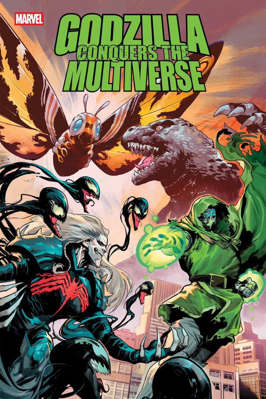 GODZILLA CONQUERS THE MULTIVERSE #5 - Main - Juan Frigeri cover art