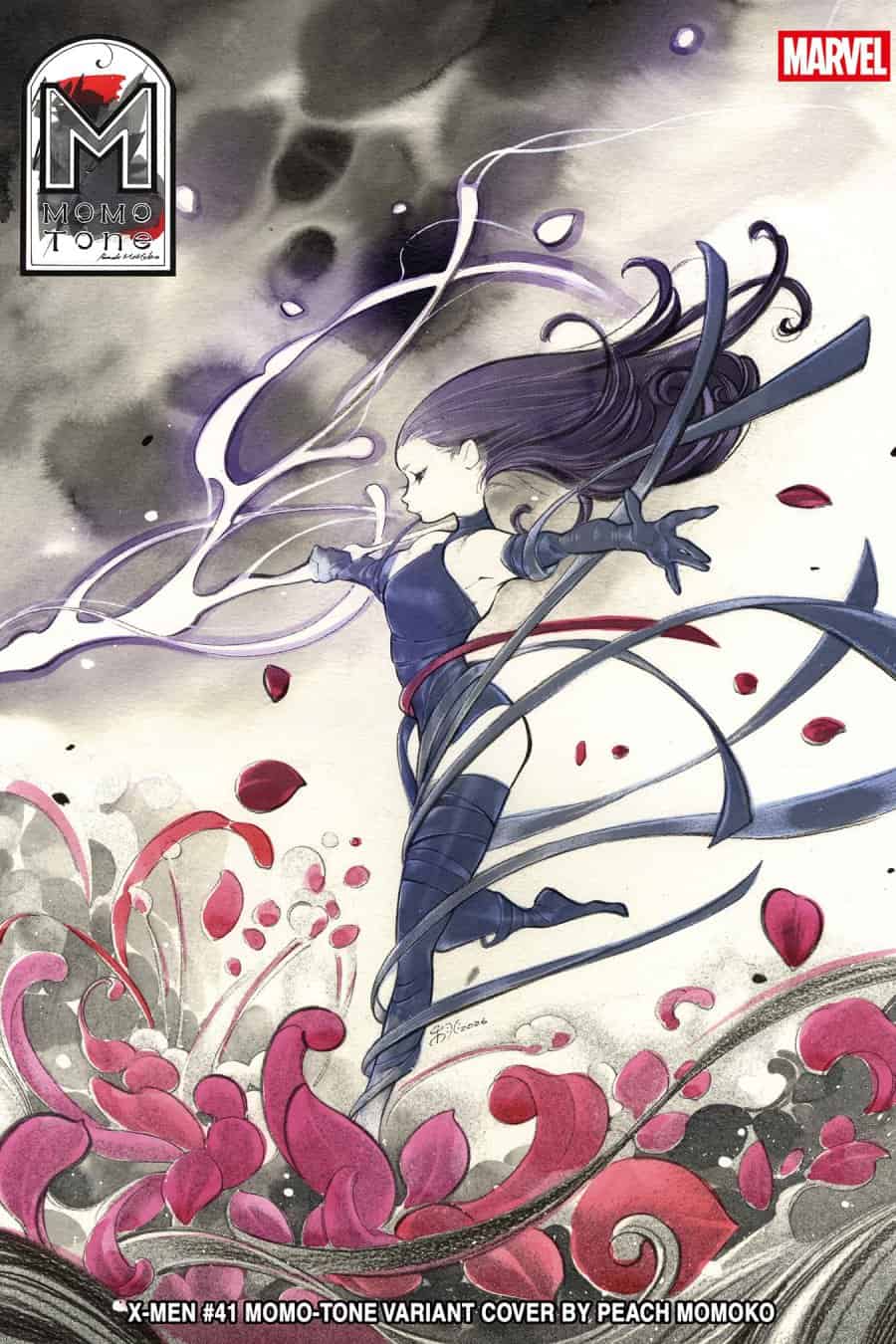 X-MEN #41 - Peach Momoko Momo-Tone cover art