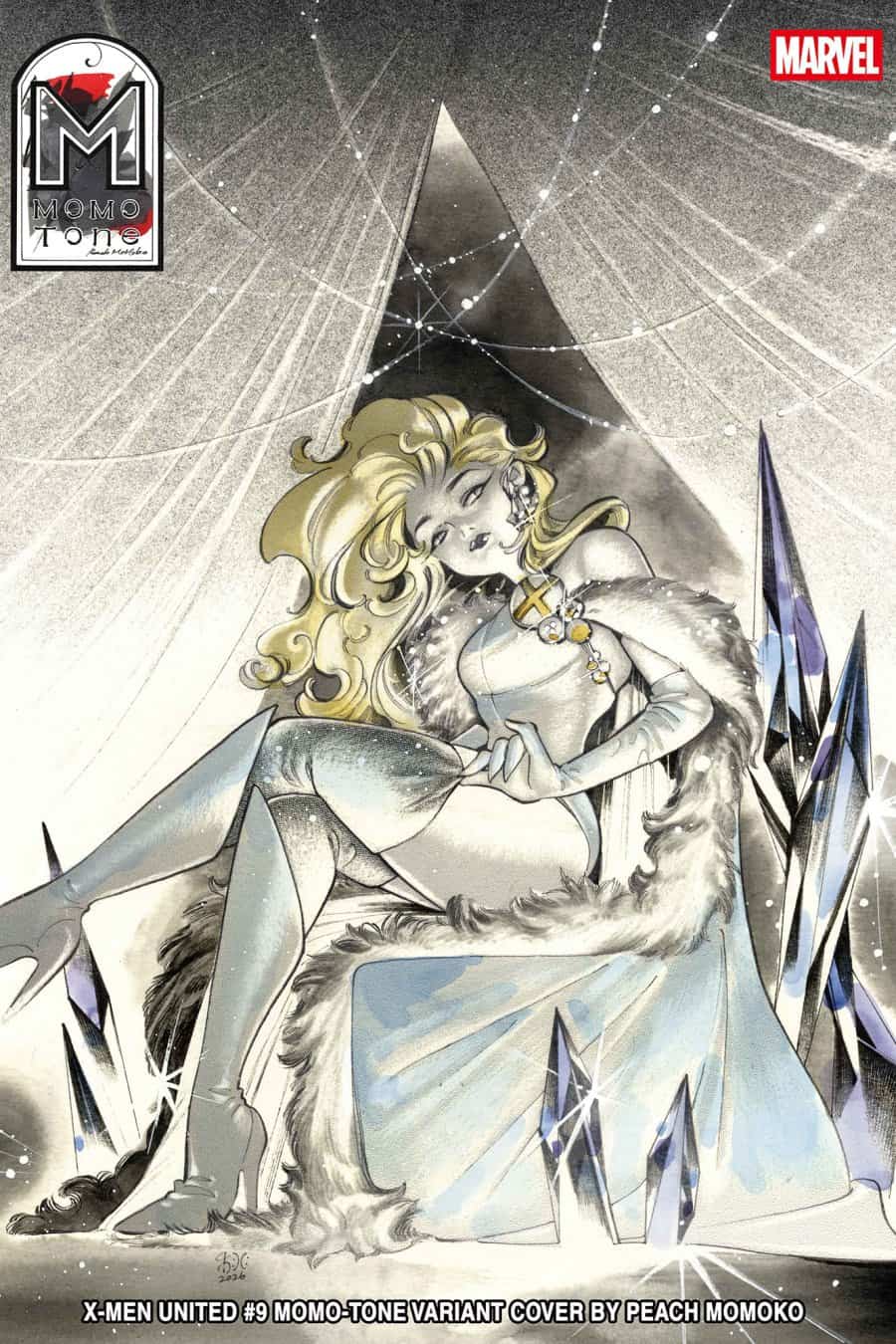 X-MEN UNITED #9 - Peach Momoko Momo-Tone cover art