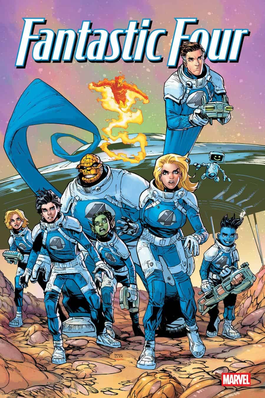Fantastic Four #19 - Main - Humberto Ramos cover art
