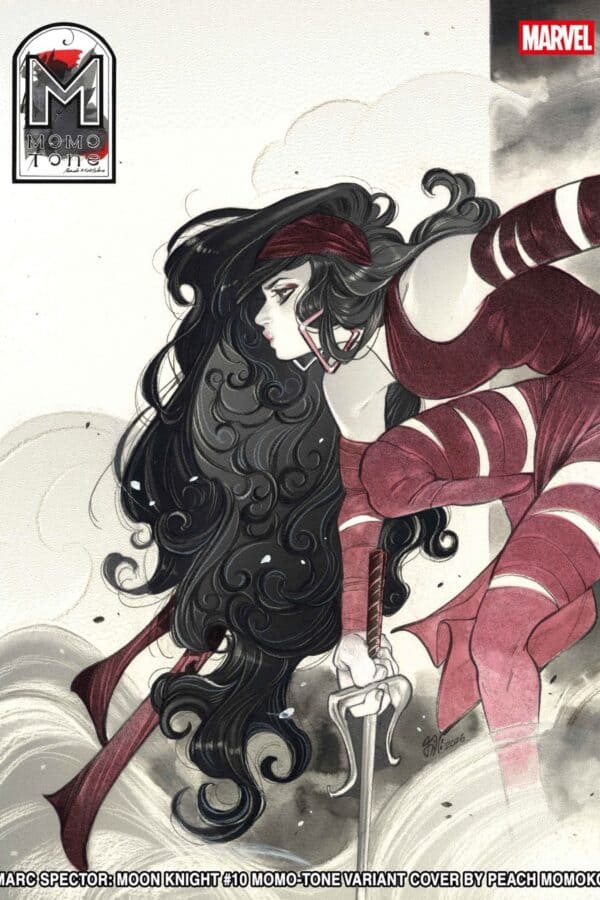 MARC SPECTOR: MOON KNIGHT #10 - Peach Momoko Momo-Tone cover art