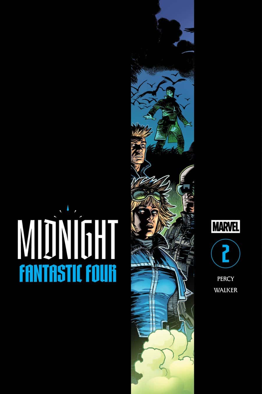 MIDNIGHT FANTASTIC FOUR #2 - Main - Kev Walker cover art