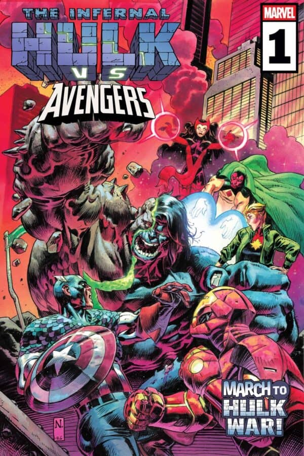 INFERNAL HULK VS. AVENGERS #1 - Main - Nic Klein cover art