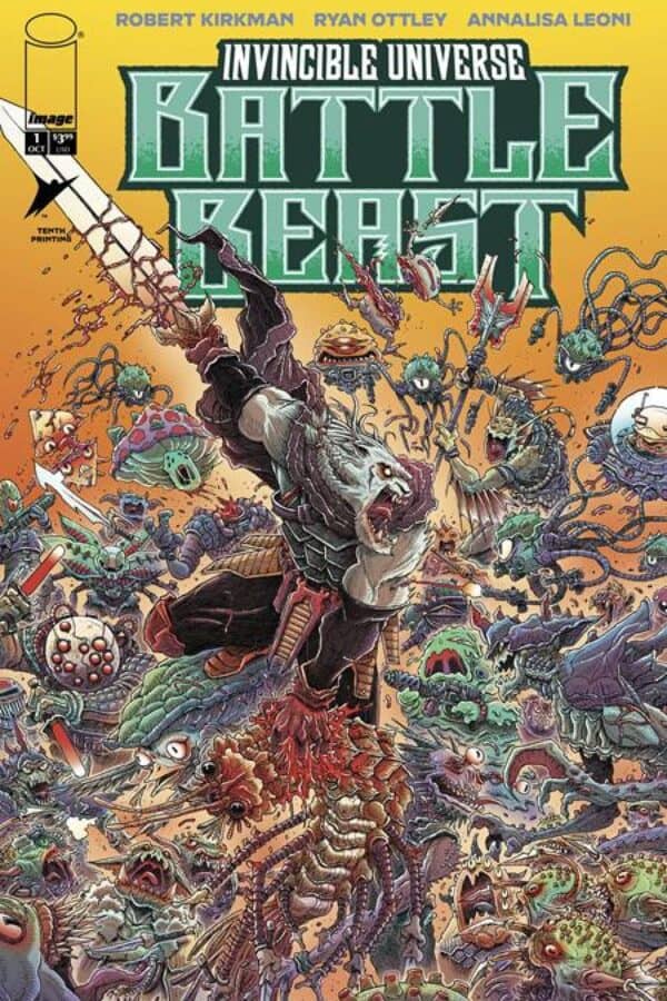 Invincible Universe Battle Beast #1 10th Printing - 10Th Ptg Cvr G James Stokoe Var cover art