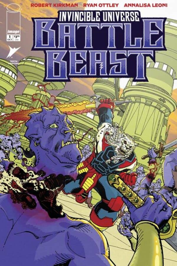 Invincible Universe Battle Beast #1 10th Printing - 10Th Ptg Cvr H Cully Hamner Var cover art