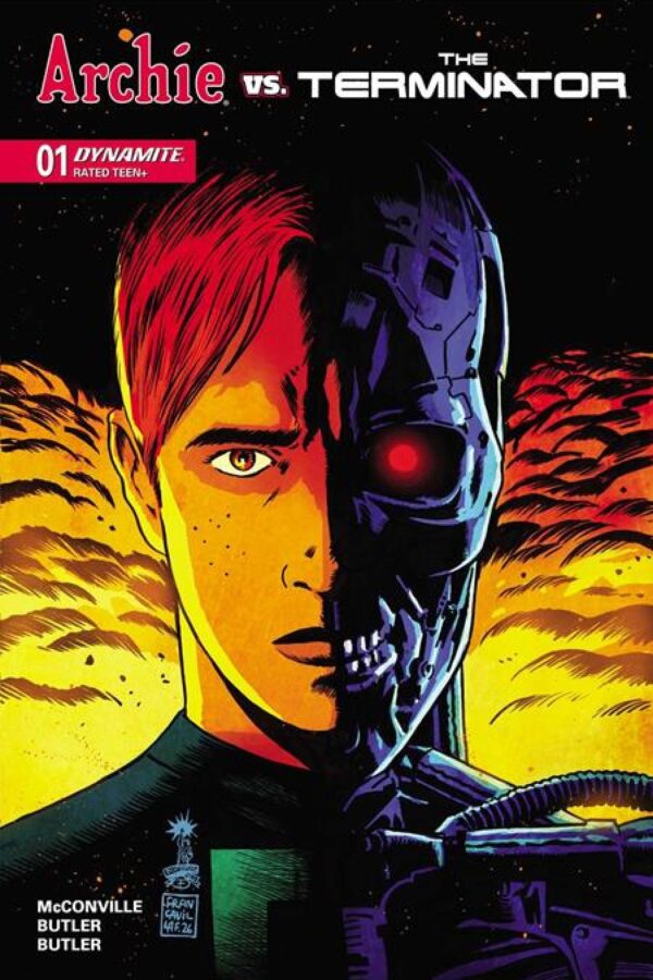 Archie Vs. The Terminator #1 - Main - Francesco Francavilla cover art