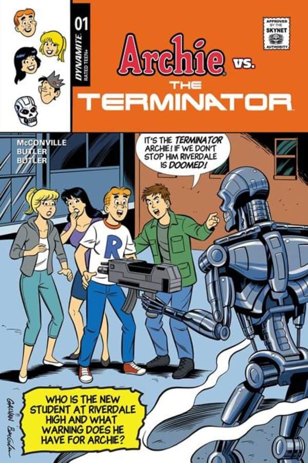 Archie Vs. The Terminator #1 - Cvr D Bill Galvan Var cover art