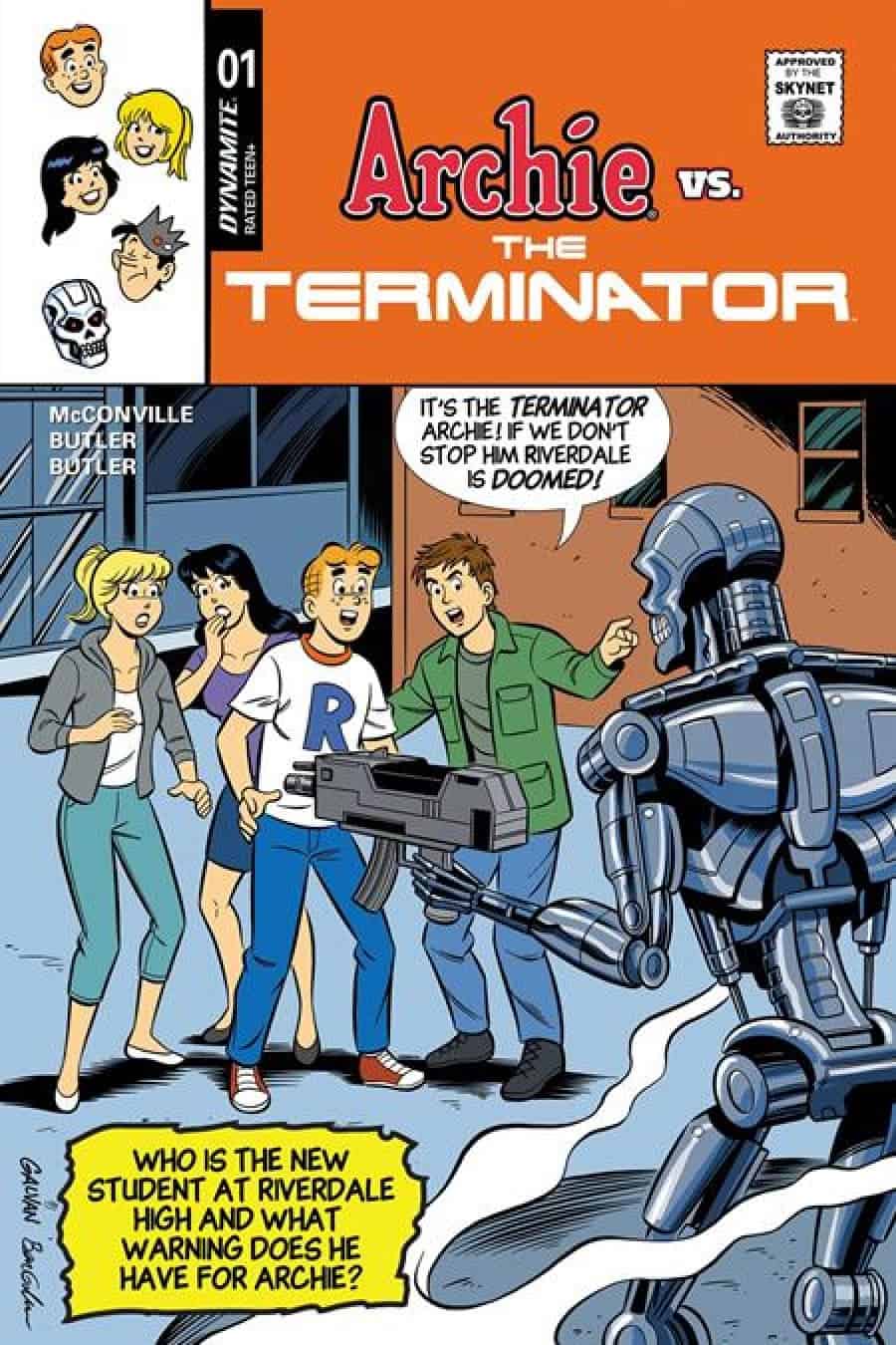 Archie Vs. The Terminator #1 - Cvr D Bill Galvan Var cover art