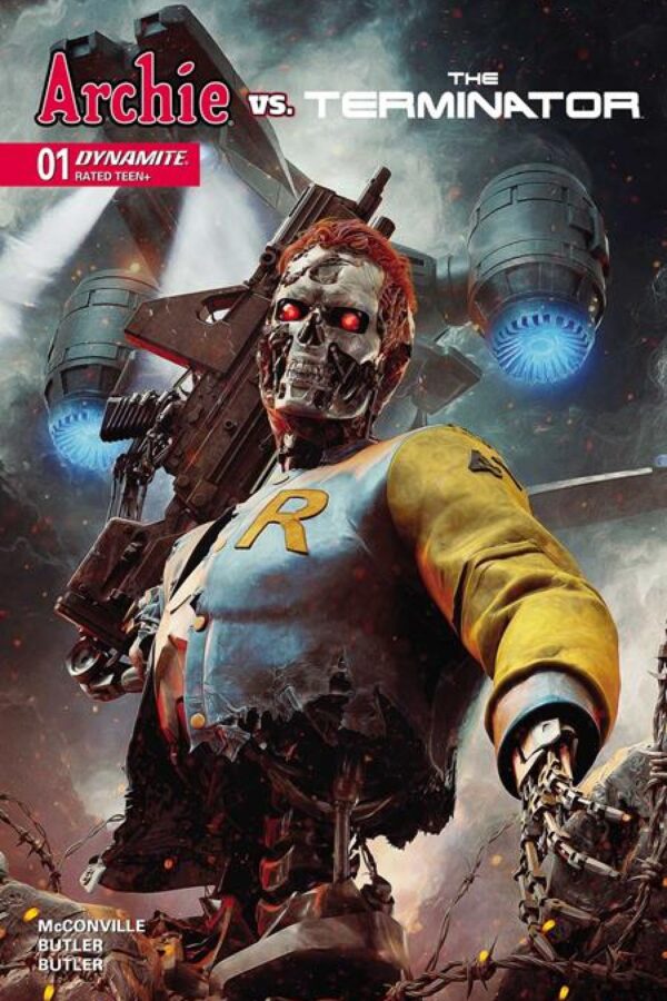 Archie Vs. The Terminator #1 - Cvr E Bjorn Barends Foil Var cover art