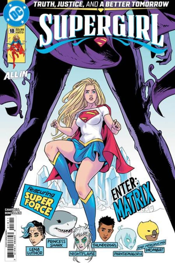 Supergirl #18 - Main - Sophie Campbell cover art