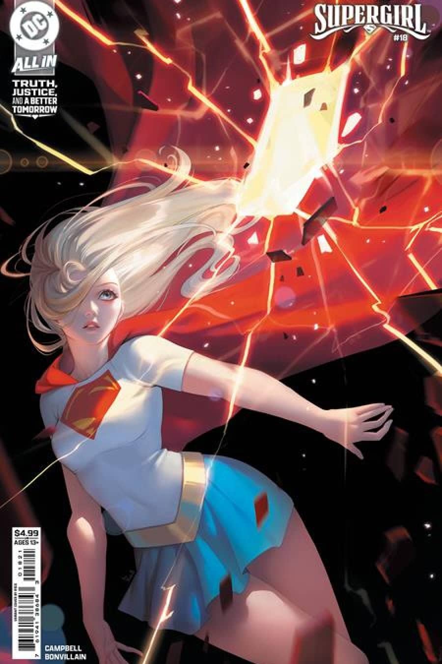Supergirl #18 - Cvr B R1C0 Card Stock Var cover art