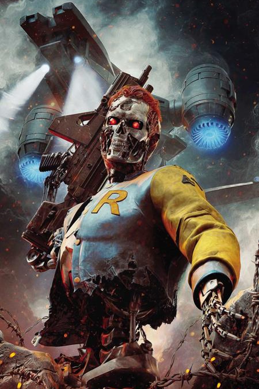 Archie Vs. The Terminator #1 - Cvr F Bjorn Barends Foil Virgin Var cover art