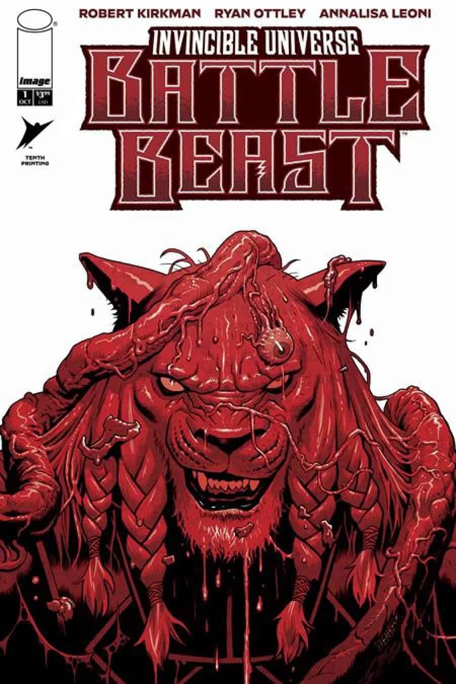 Invincible Universe Battle Beast #1 10th Printing - 10Th Ptg Cvr I Ben Stenbeck Var cover art