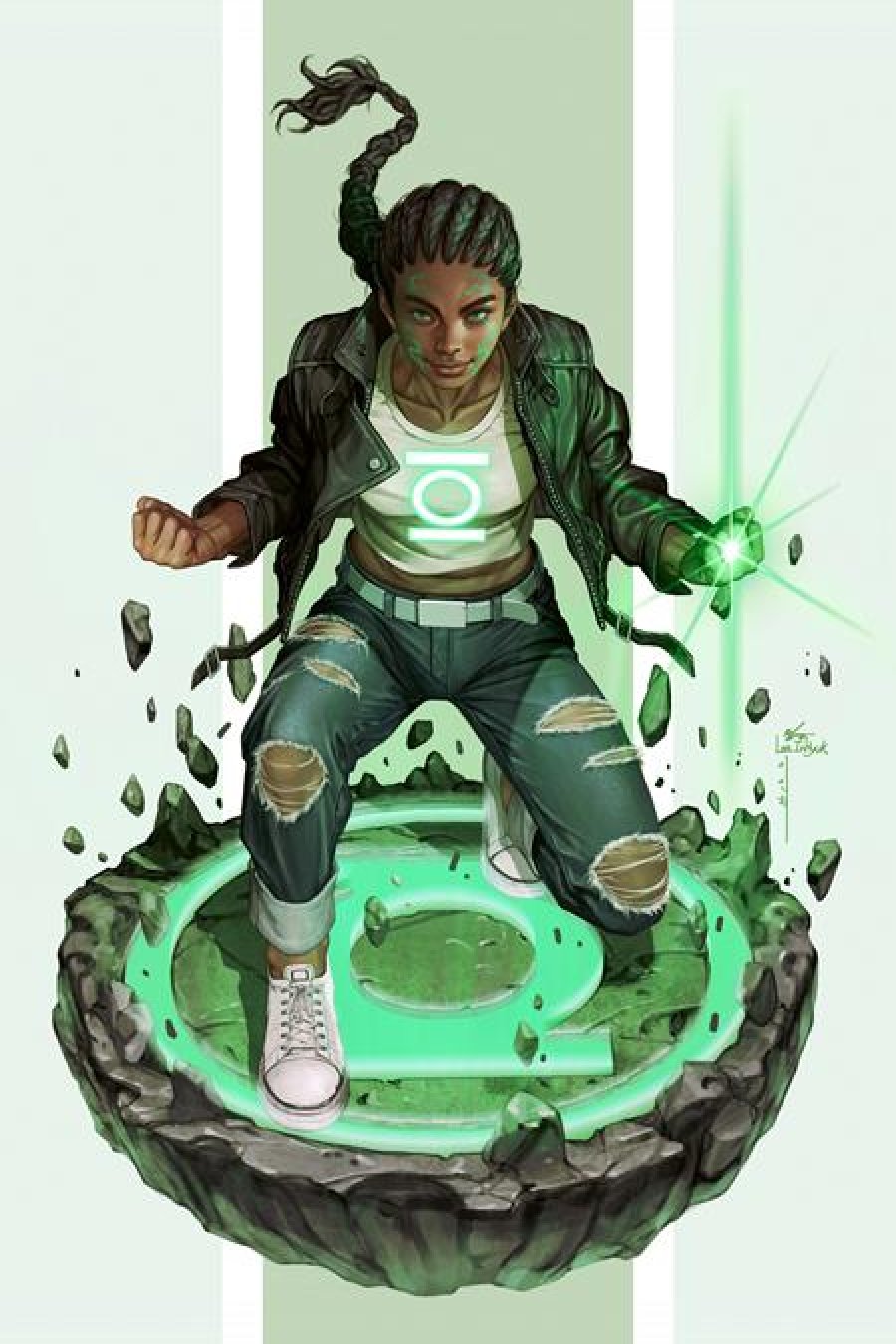 Absolute Green Lantern #21 - Cvr B Inhyuk Lee Card Stock Var cover art