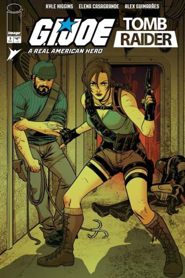 G.I. Joe: A Real American Hero Tomb Raider #3 - Main - Elena Casagrande, Alex Guimarães cover art