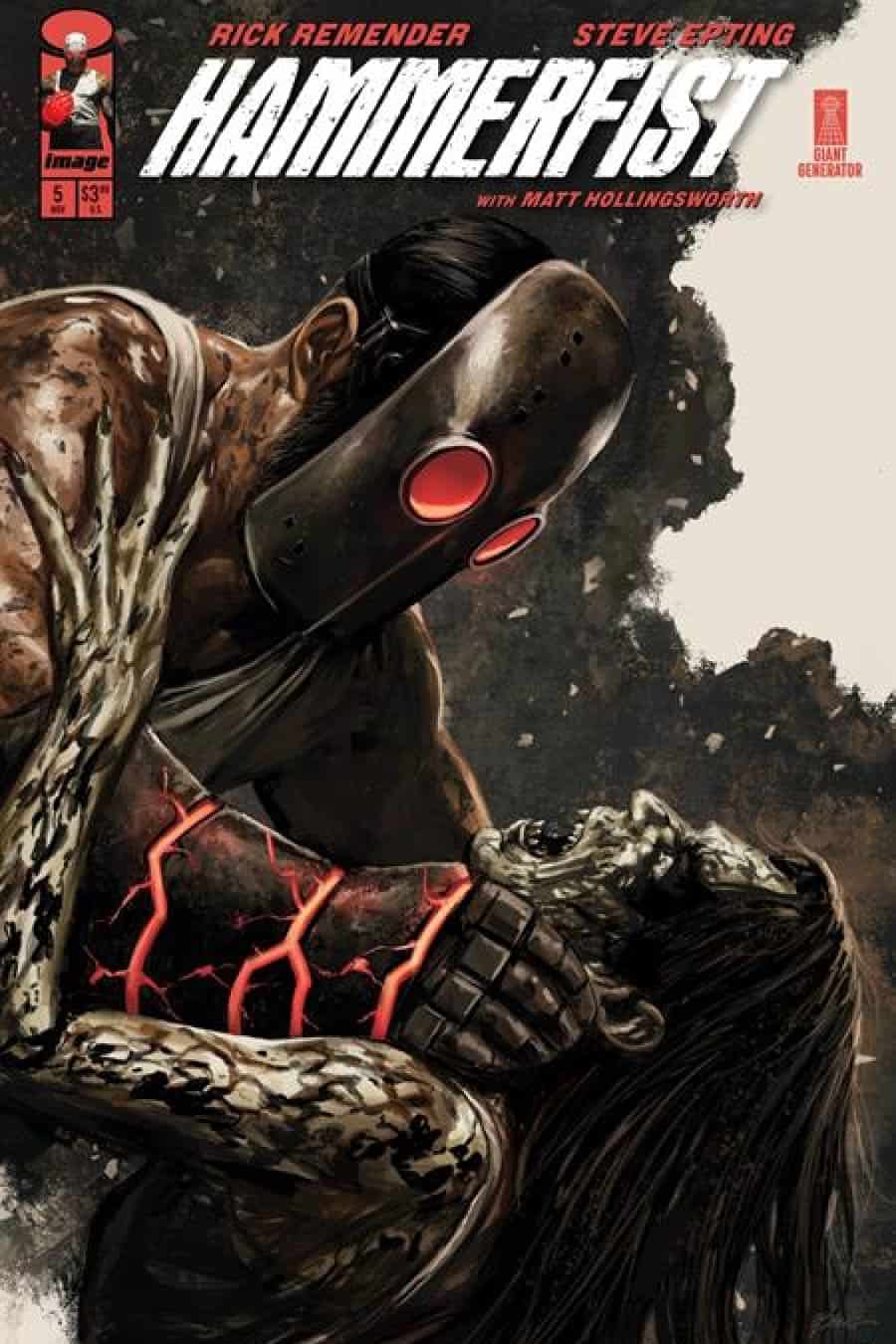 Hammerfist #5 - Main - Steve Epting, Matt Hollingsworth cover art