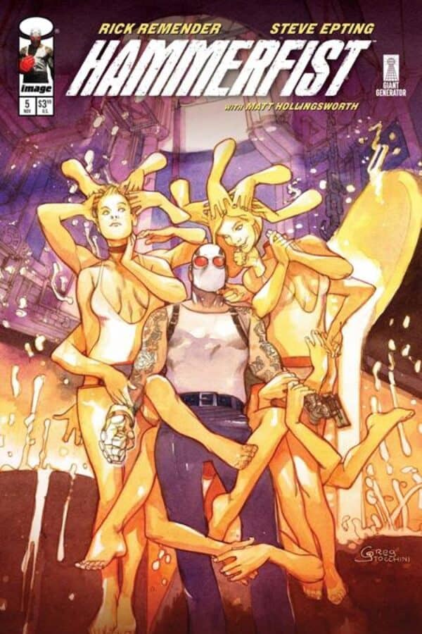Hammerfist #5 - Cvr B Greg Tocchini Var (Mr) cover art
