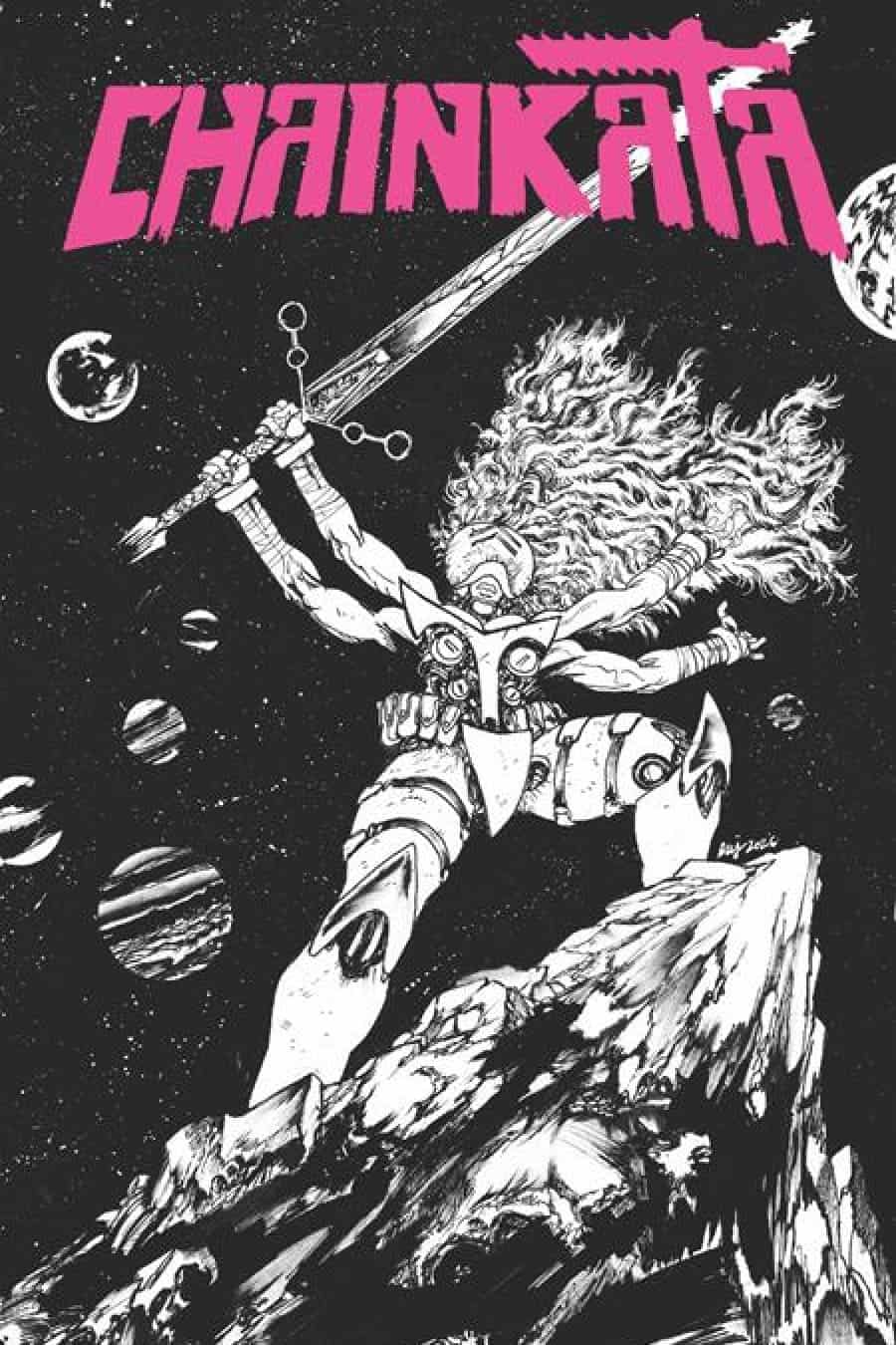 Chainkata #2 - Cvr B Daniel Warren Johnson B&W Var cover art