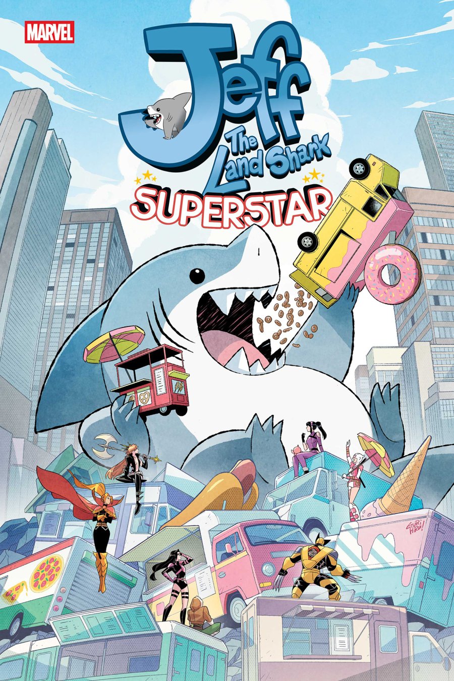 JEFF THE LAND SHARK: SUPERSTAR #5 - Main - Gurihiru cover art