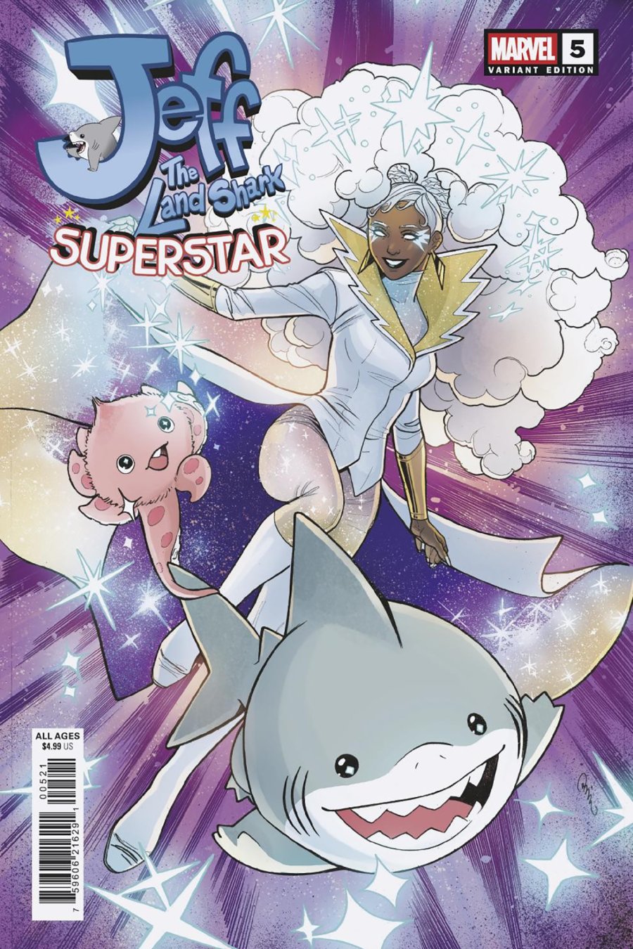 JEFF THE LAND SHARK: SUPERSTAR #5 - Danica Brine cover art
