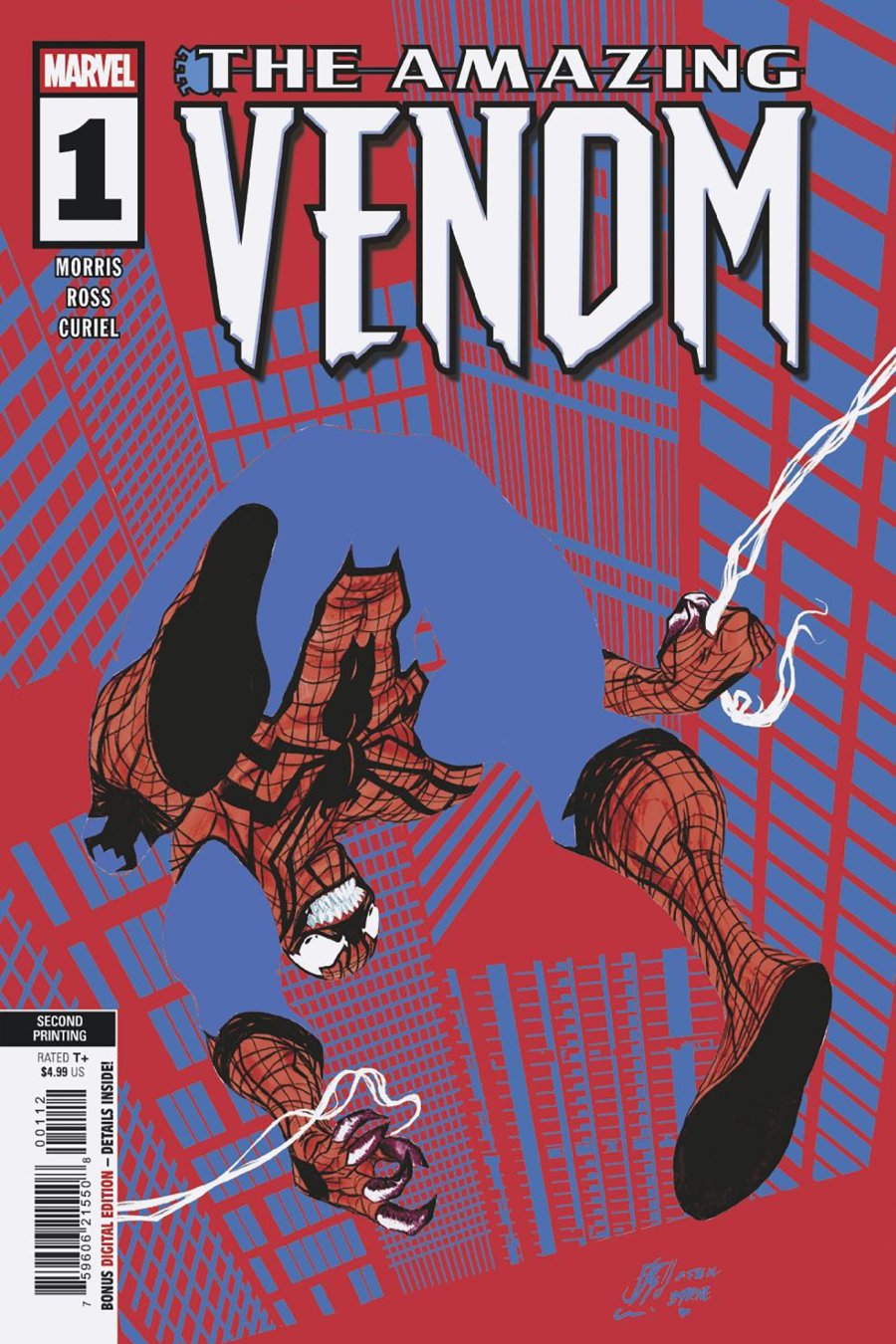 THE AMAZING VENOM #1 Stefano Caselli 2Nd Printing Variant - Stefano Caselli 2Nd Printing cover art