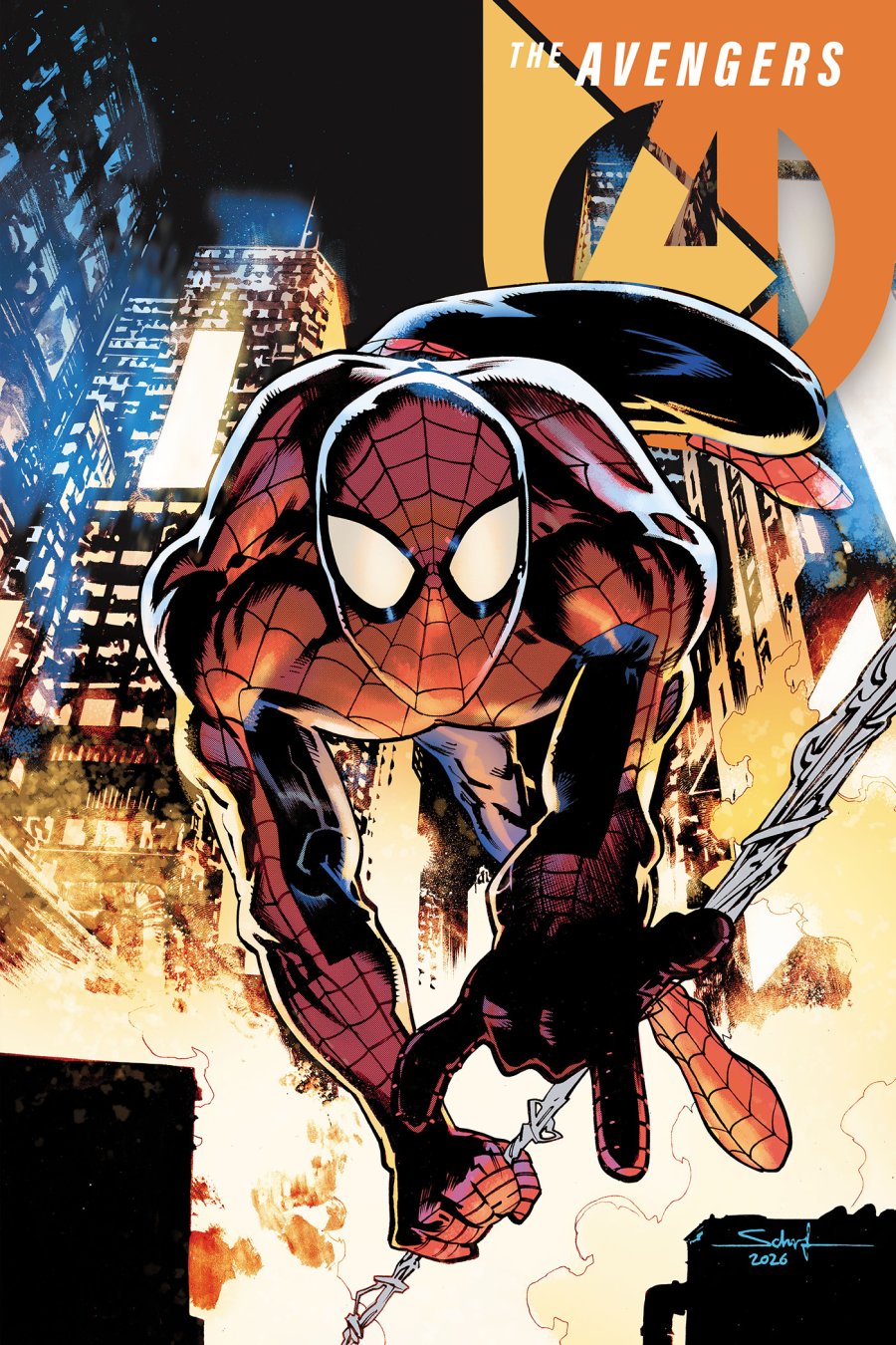 AVENGERS #2 - Jonas Scharf cover art