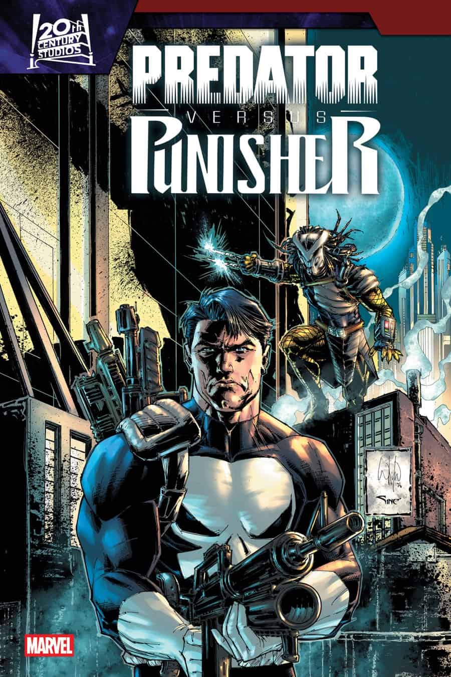 PREDATOR VS. PUNISHER #2 - Whilce Portacio 1:25 1:25 cover art