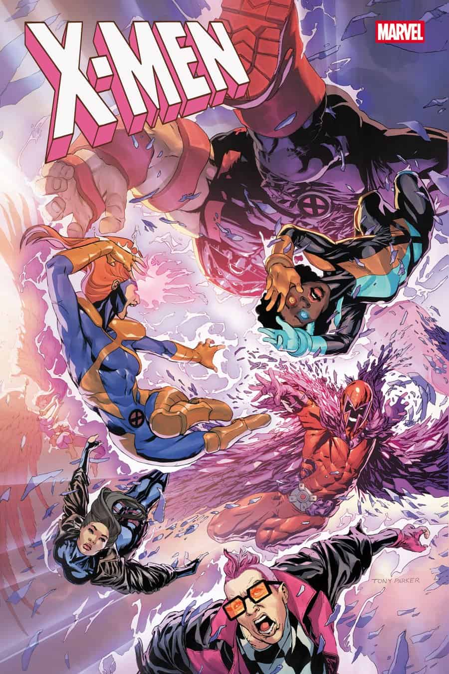 X-MEN #43 - Tony Parker cover art