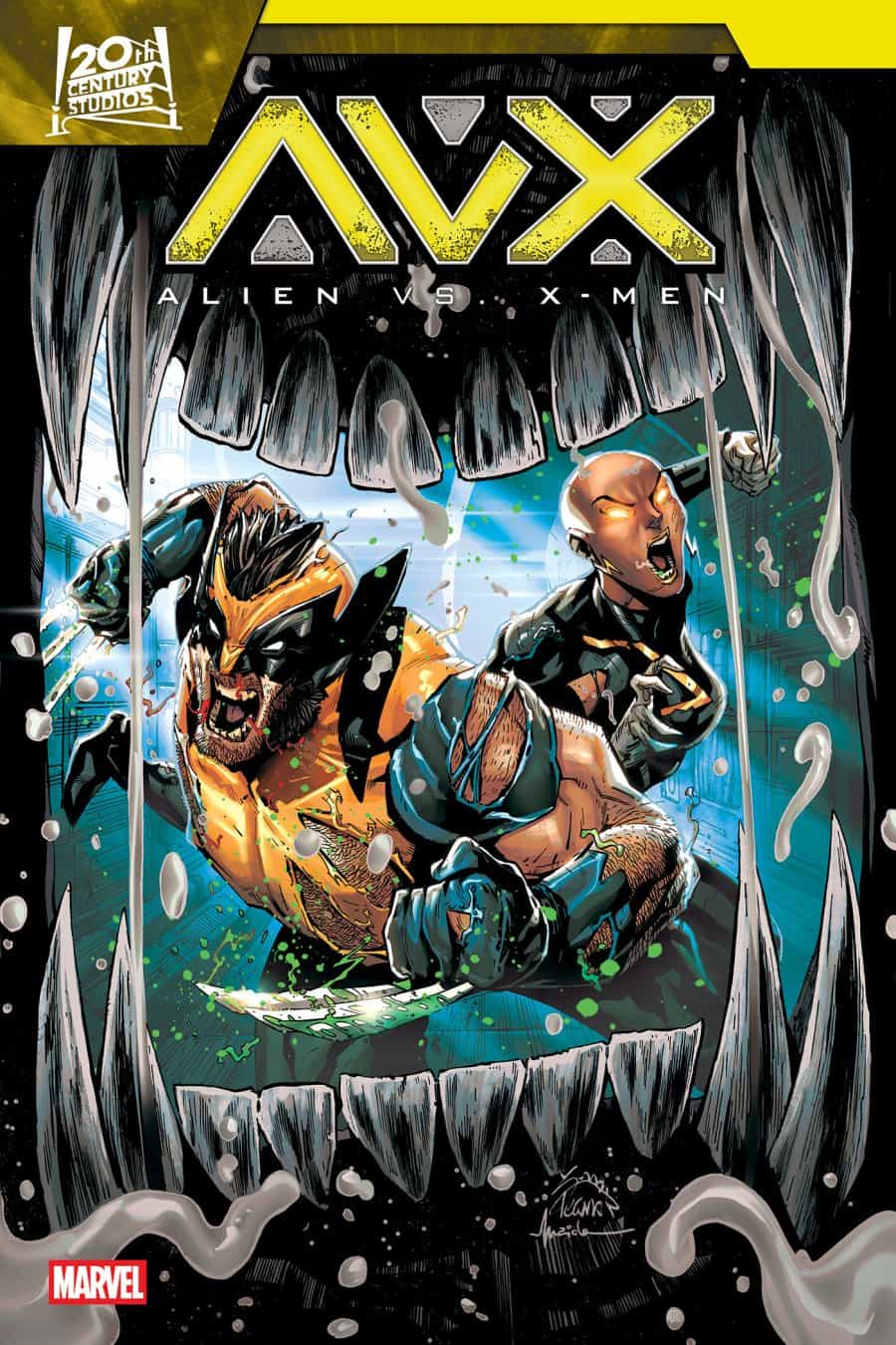 ALIEN VS. X-MEN #4 - Main - Ryan Stegman cover art