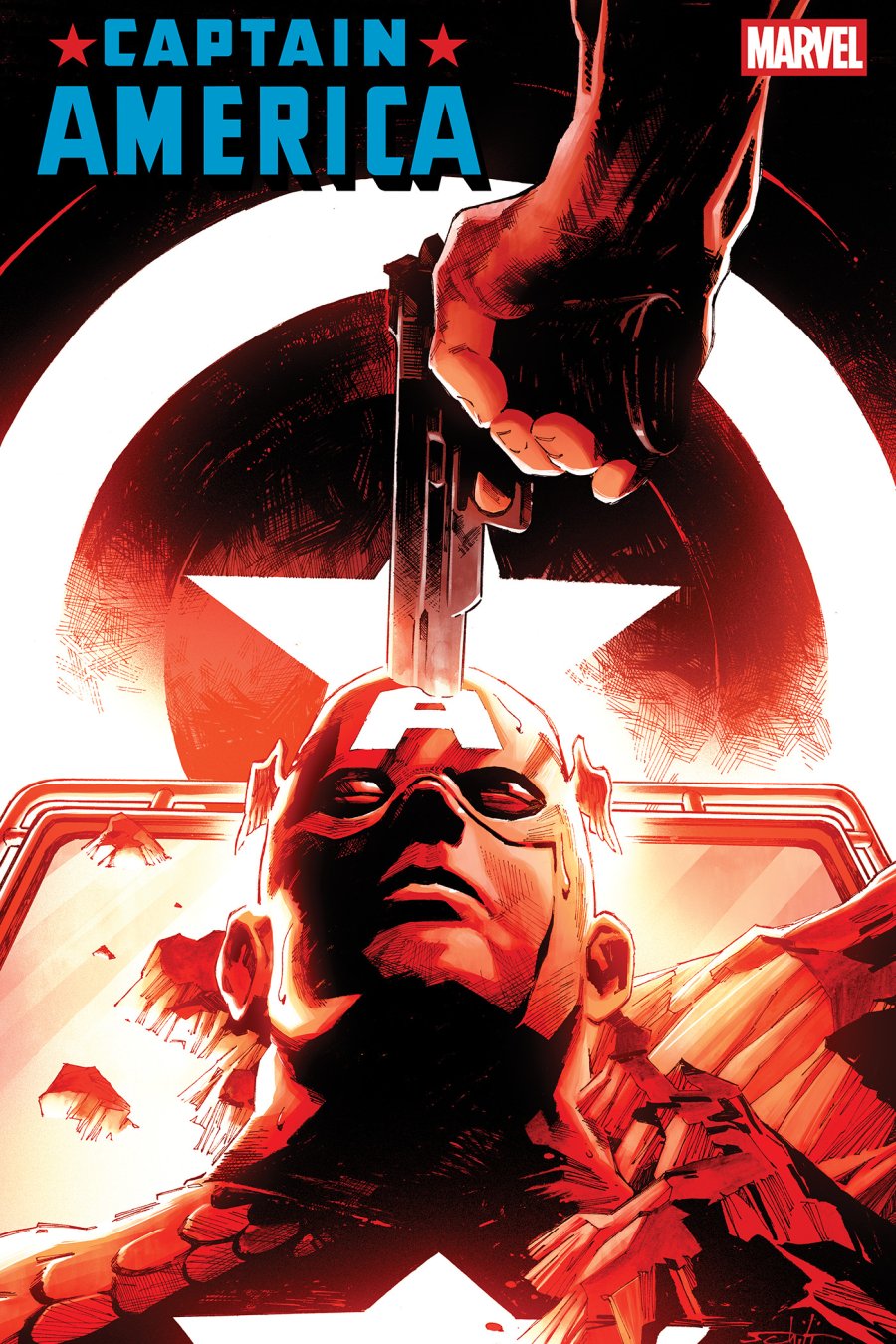 CAPTAIN AMERICA #19 - Main - Valerio Schiti cover art
